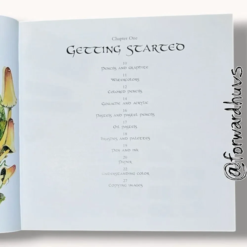 How to Draw and Paint Fairies Linda Ravenscroft Softcover Art Guide